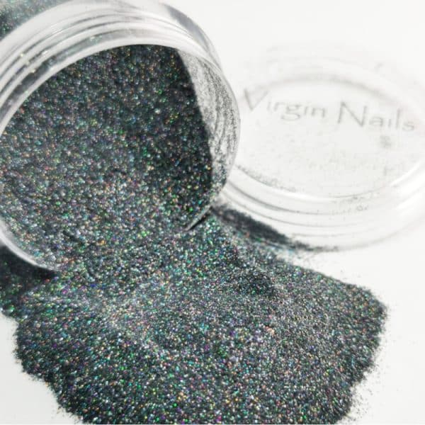 Virgin Nails Glitter Fine "Black"