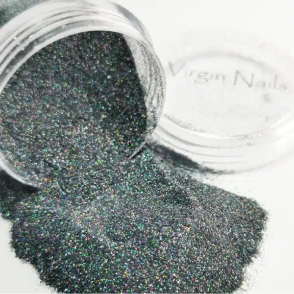 Virgin Nails Glitter Fine "Black"