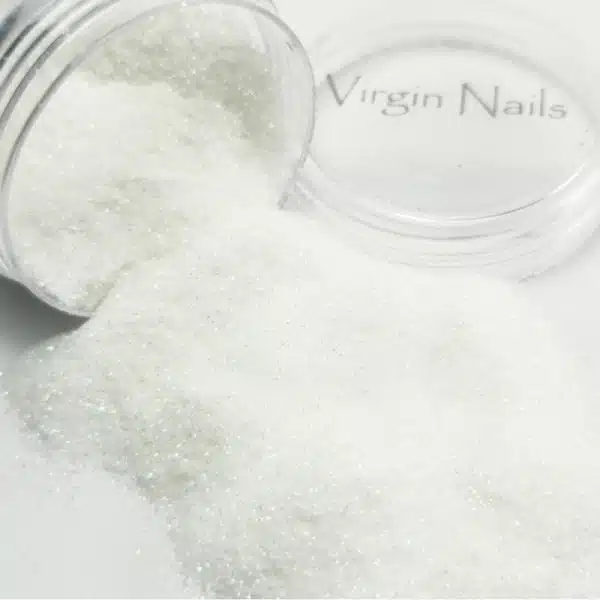 Virgin Nails Glitter Fine "White"
