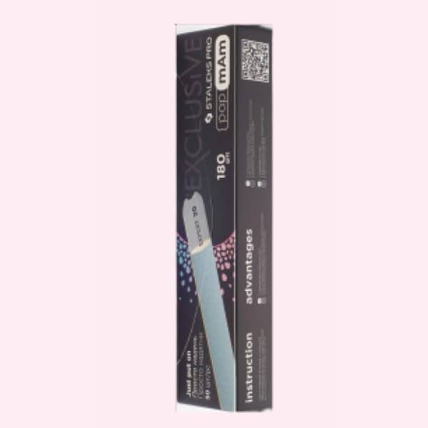 Staleks Verwisselbare Enkelzijdige papmAm vijlen voor rechte vijl 180 grit 50 st. (DFCX-22-180)