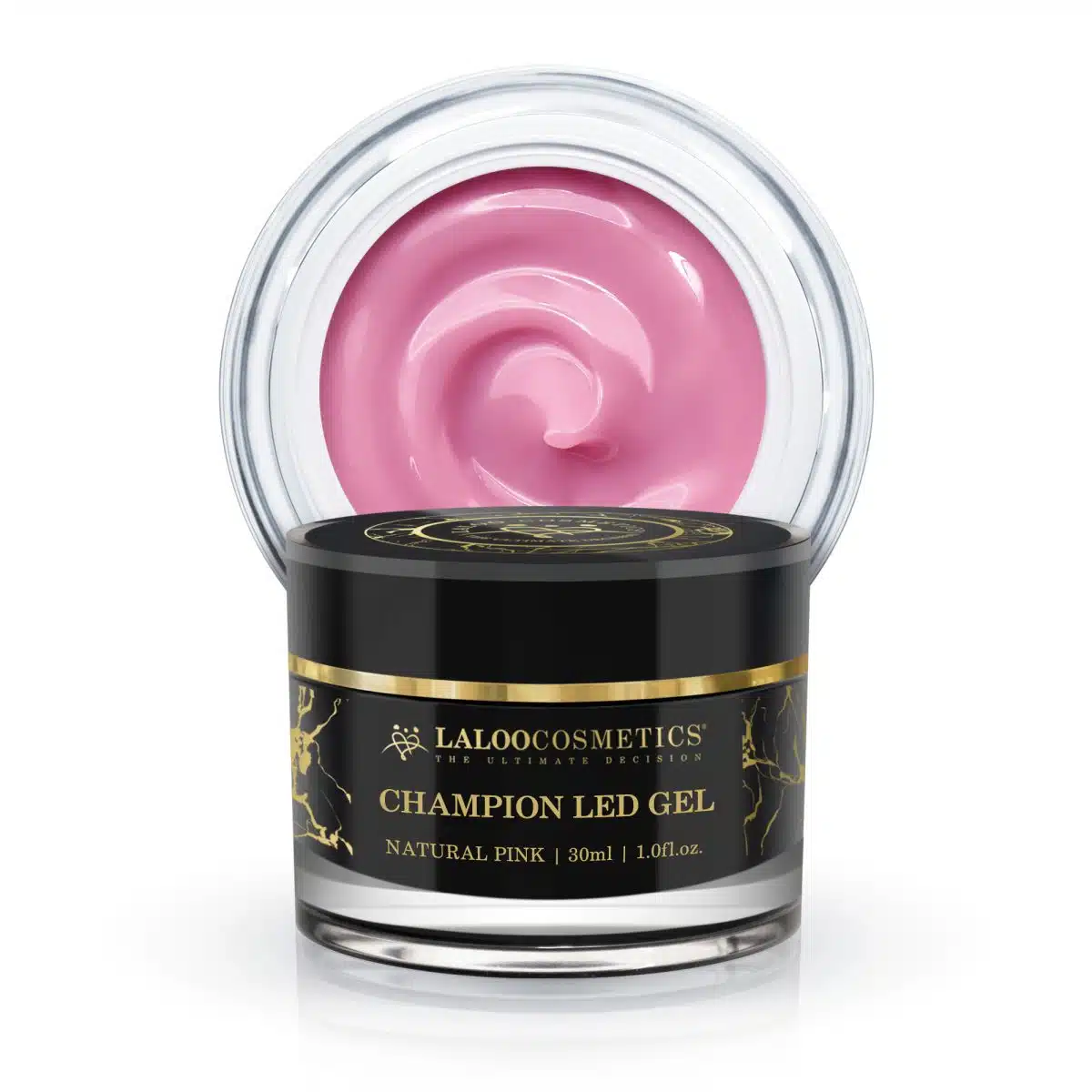 Laloo Champion Led Gel - Natural Pink 30ml