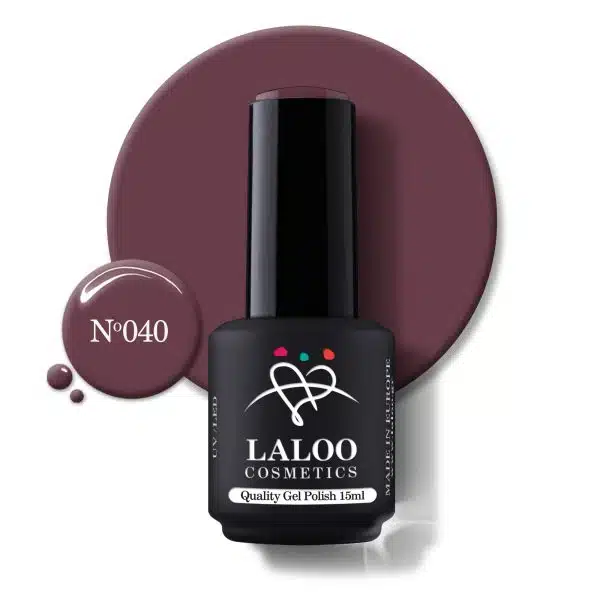 Laloo Gelpolish Brown Purple No.040 - 15ml