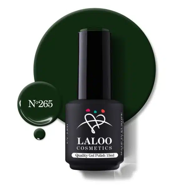 Laloo Gelpolish Dark Pine Green No.265 - 15ml