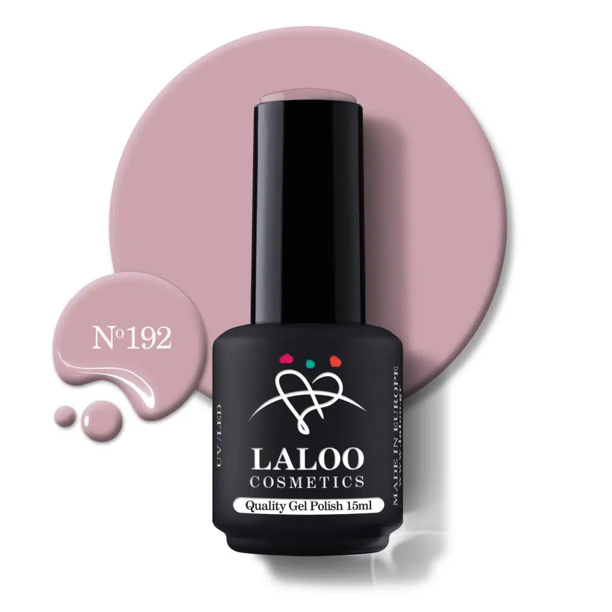 Laloo Gelpolish Dusty Nude No.192 - 15ml