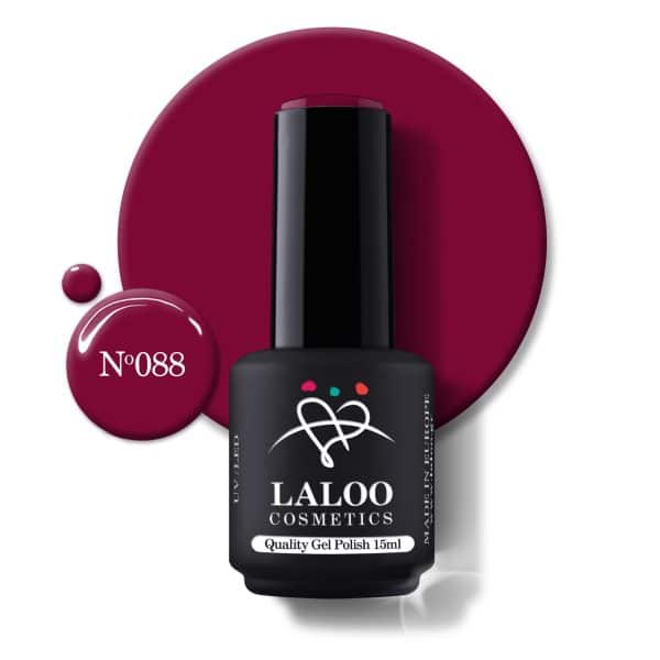 Laloo Gelpolish Garnet Red No.088 - 15ml