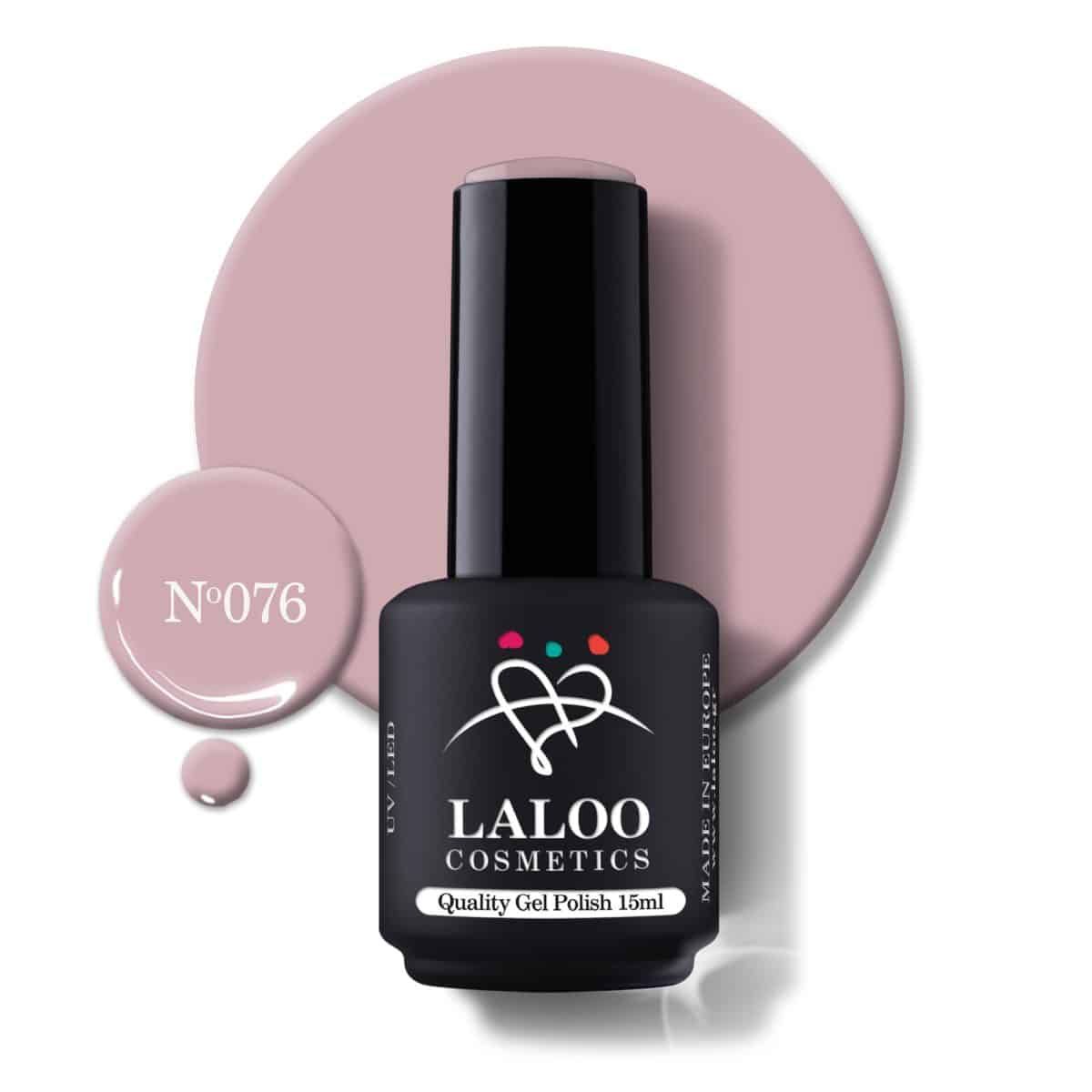 Laloo Gelpolish Purple Nude No.076 - 15ml Laloo Gelpolish Purple Nude No.076 - 15ml