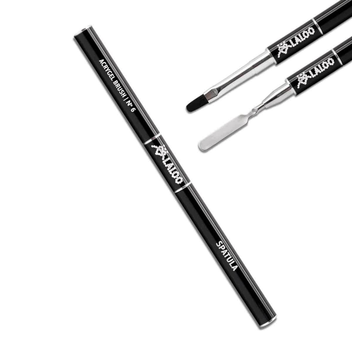 Laloo AcrylGel Penseel met Spatula No.6