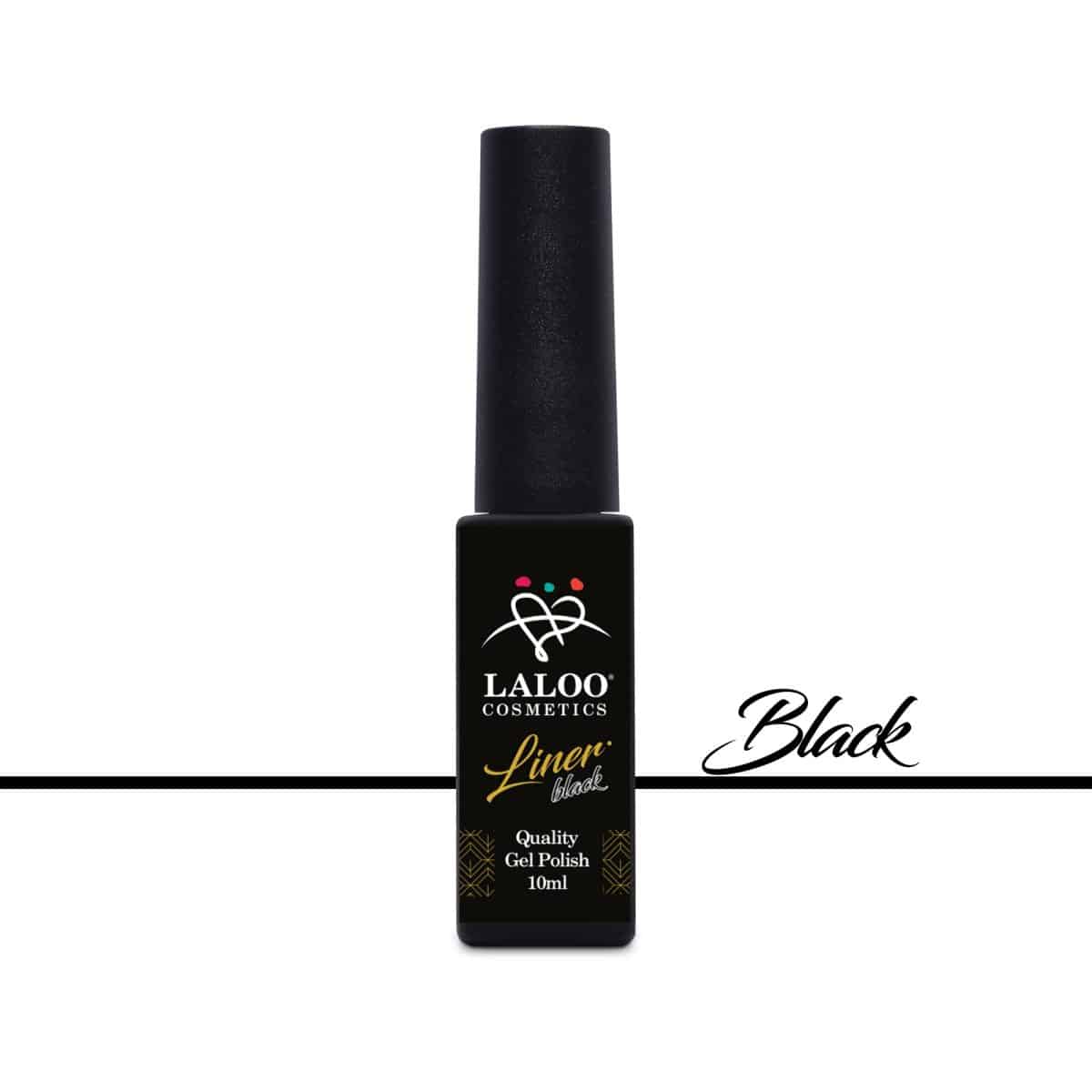 Laloo Liner Gelpolish Black 10ml