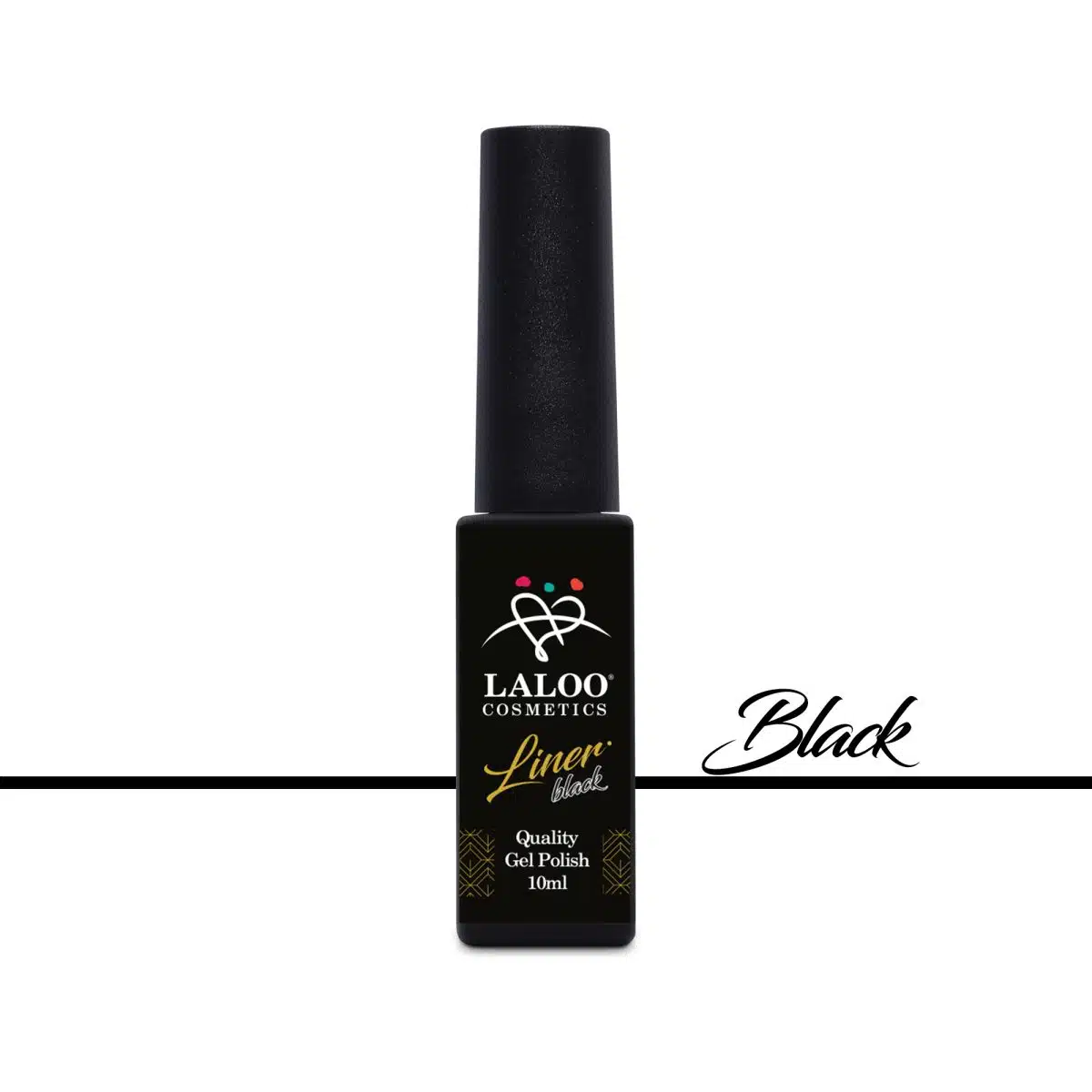 Laloo Liner Gelpolish Black 10ml