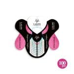 Laloo Professional Nail Forms Fuchsia 100st.