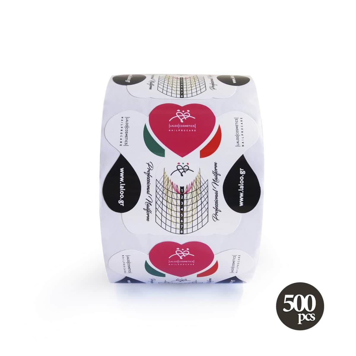 Laloo Professional Nail Forms White 500st. Laloo Professional Nail Forms White 500st.