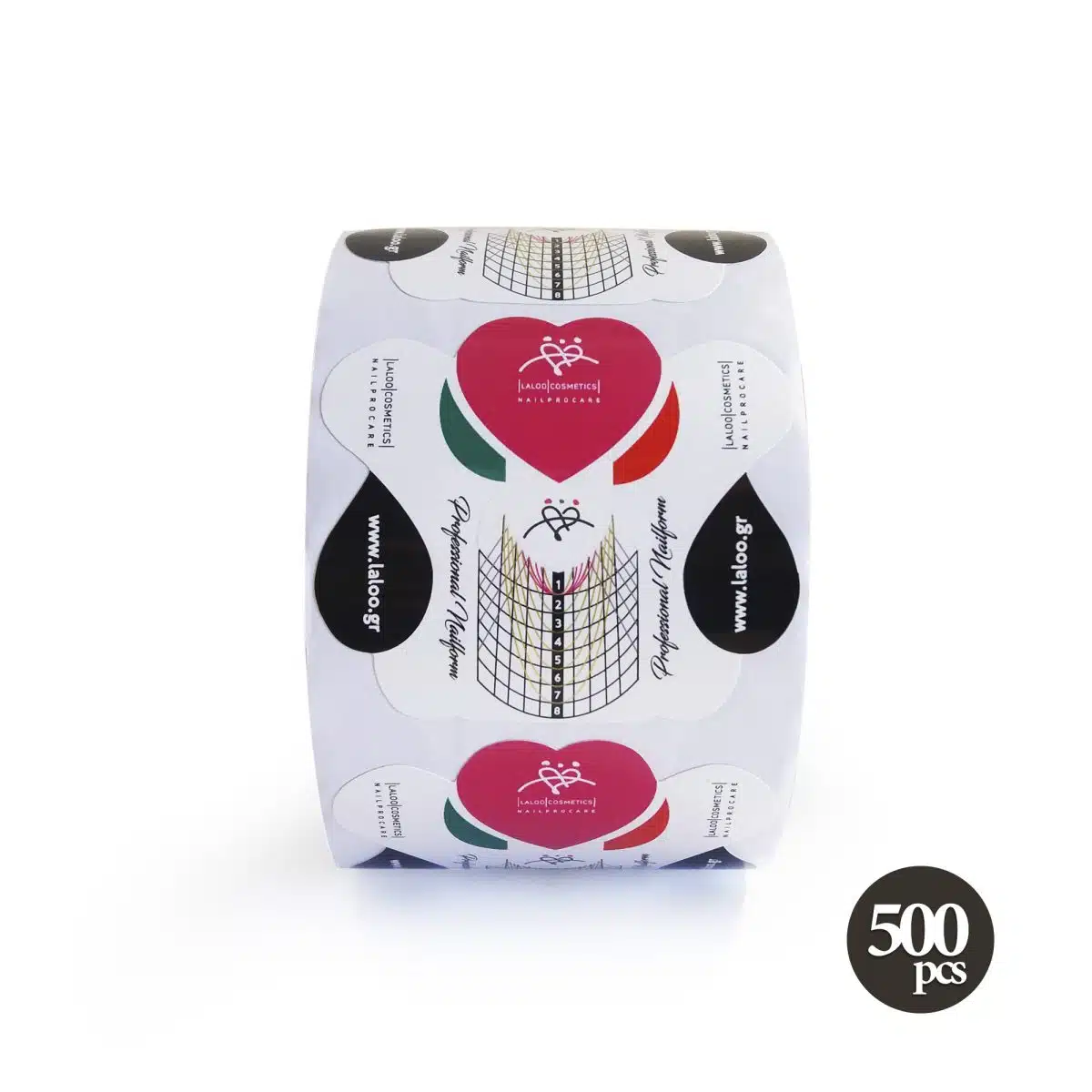 Laloo Professional Nail Forms White 500st. Laloo Professional Nail Forms White 500st.