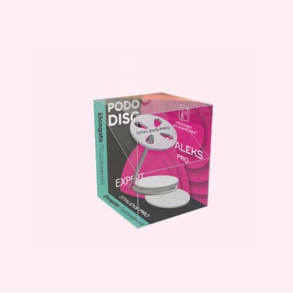 Staleks Langwerpige Pododisc EXPERT M incl. wegwerp vijlen 180 grit 5st/20mm (PDLSET-20)