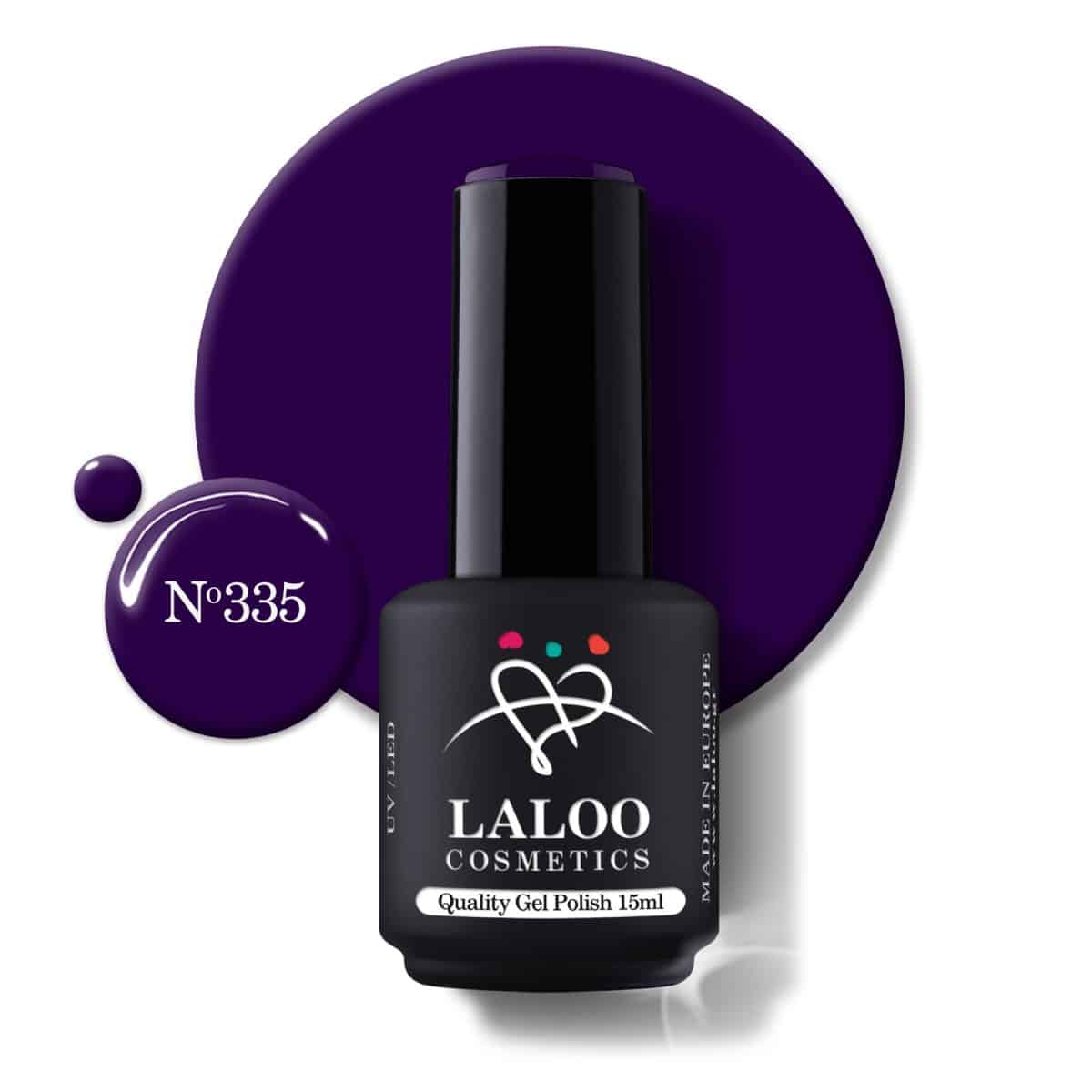 Gelpolish Black Aubergine no.335 - 15ml