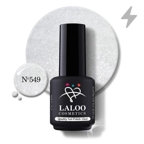 Laloo Gelpolish Charming Flash White no.549 - 15ml