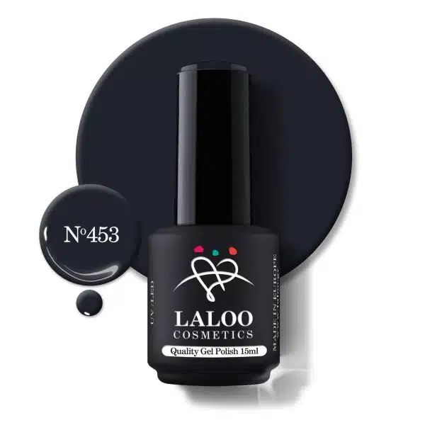 Laloo Gelpolish Dark Blue Grey no.453 - 15ml