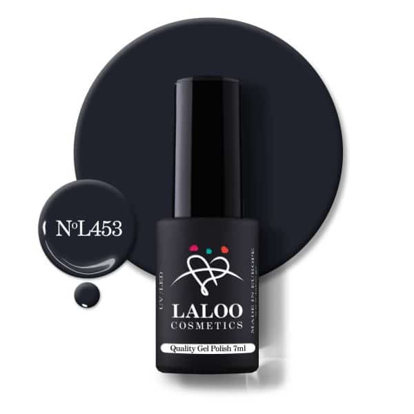 Laloo Gelpolish Dark Blue Grey no.453 - 7ml