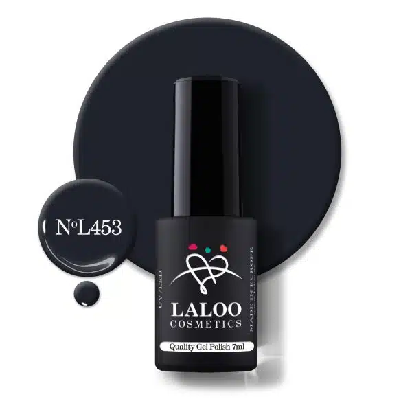 Laloo Gelpolish Dark Blue Grey no.453 - 7ml
