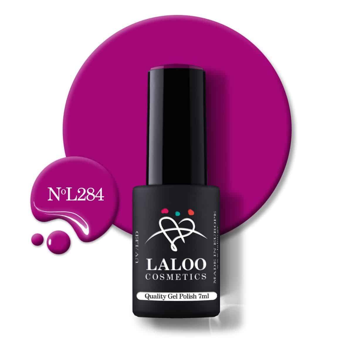Laloo Gelpolish Dark Magenta no.284 - 7ml Laloo Gelpolish Dark Magenta no.284 - 7ml
