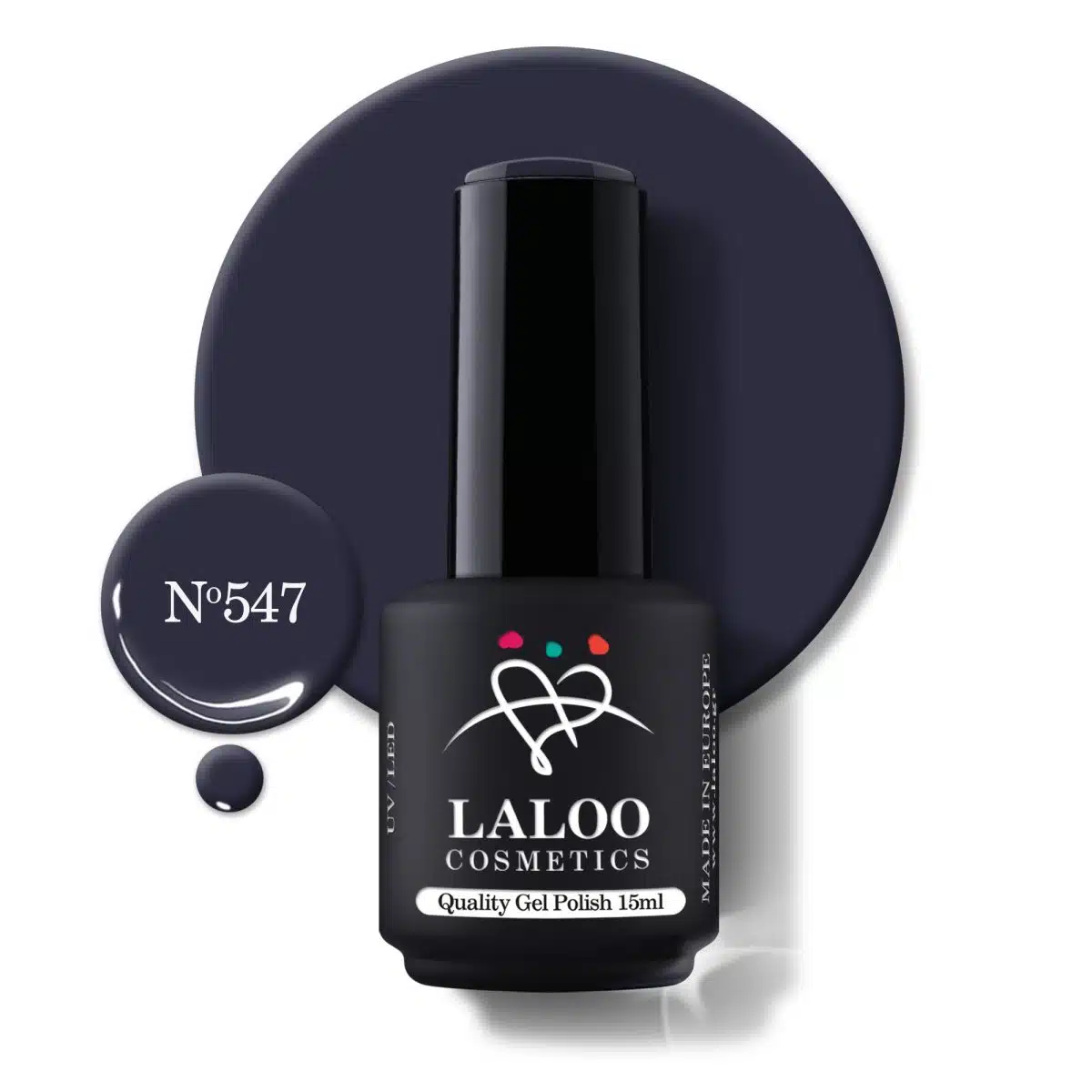 Laloo Gelpolish Foggy Blue no.547 - 15ml