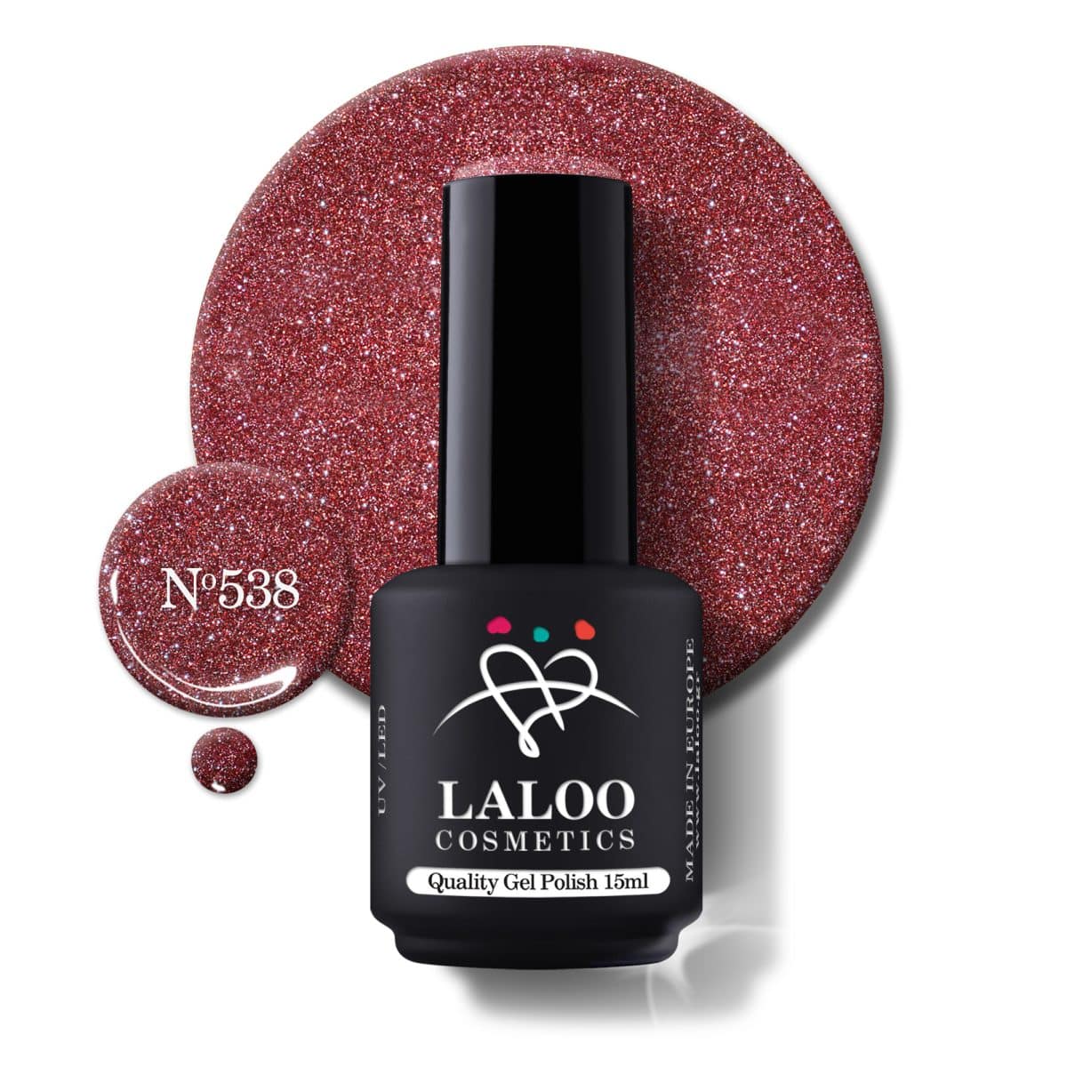 Laloo Gelpolish Jingle Night no.538 - 15ml Laloo Gelpolish Jingle Night no.538 - 15ml