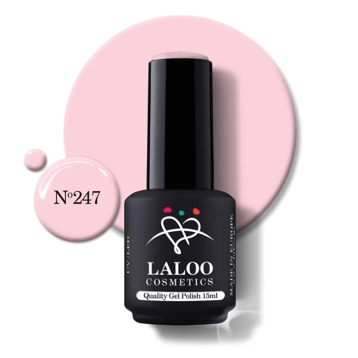 Laloo Gelpolish Powder Pink no.247 - 15ml