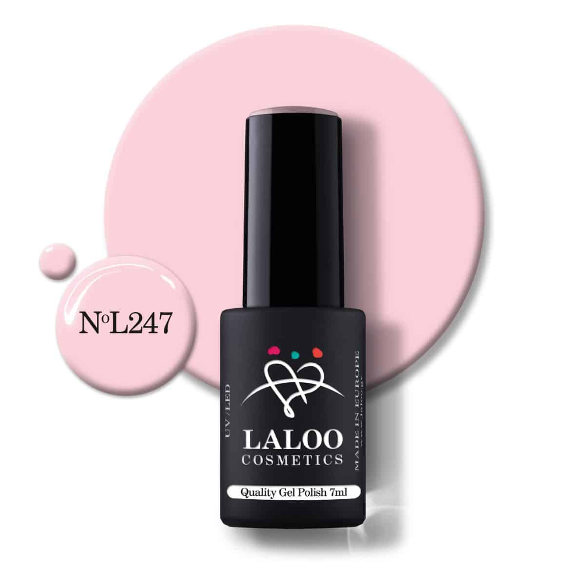 Laloo Gelpolish Powder Pink no.247 - 7ml