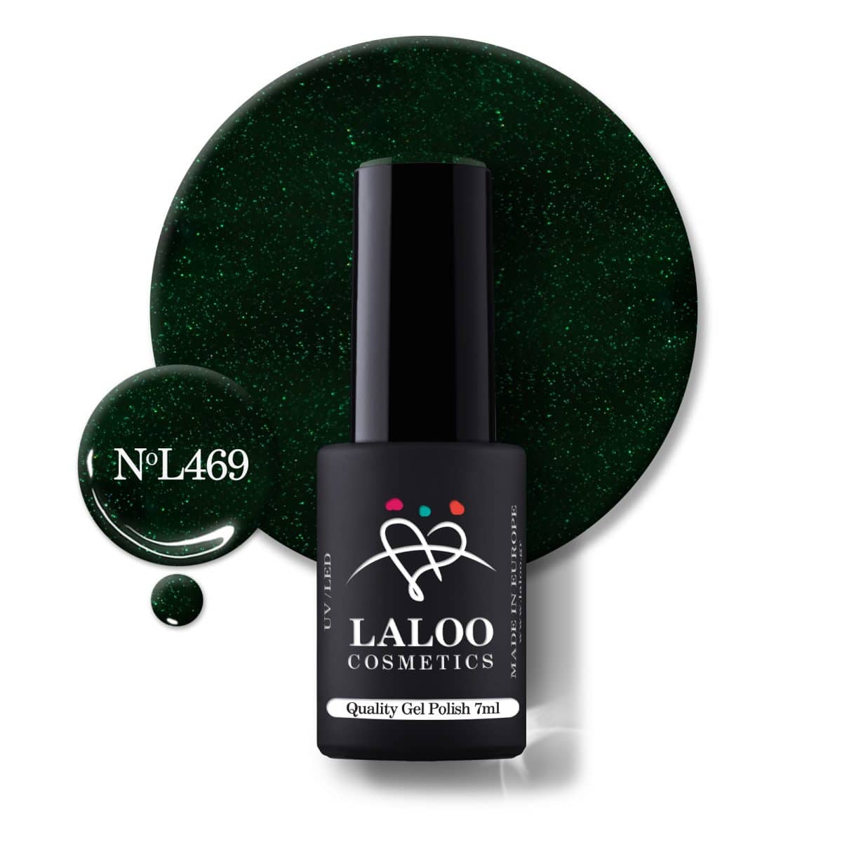 Gelpolish Shimmering Forest Green no.469 - 7ml