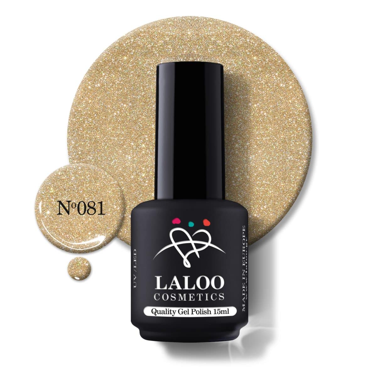 Gelpolish Shimmering Gold no.81 - 15ml