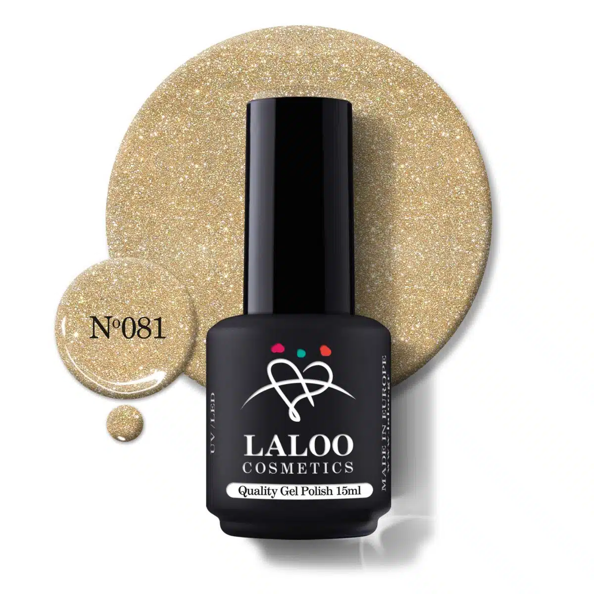 Gelpolish Shimmering Gold no.81 - 15ml Gelpolish Shimmering Gold no.81 - 15ml