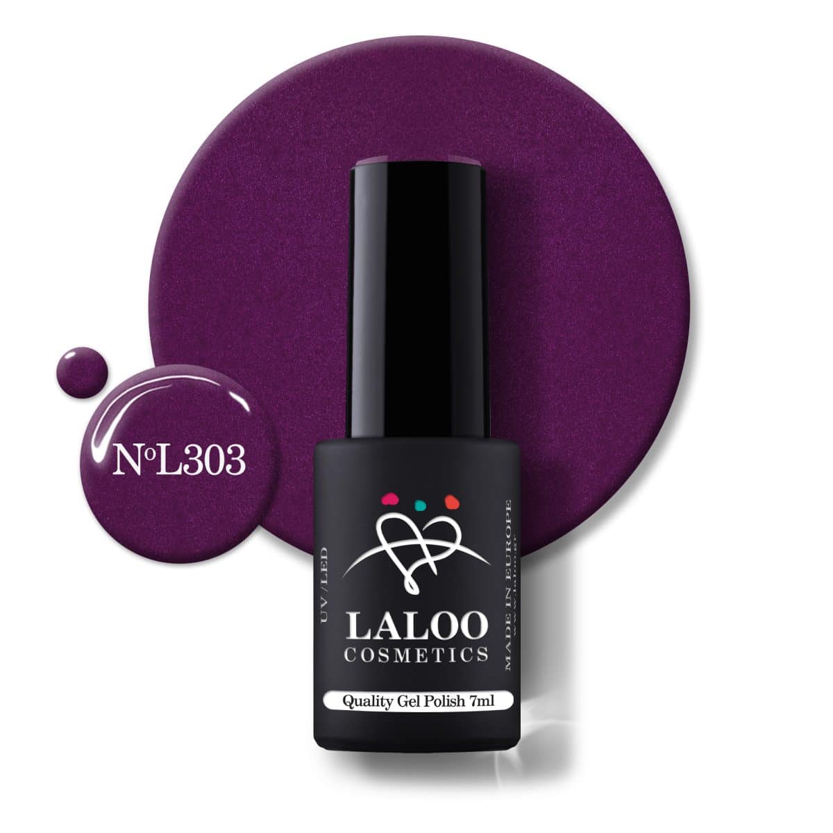 Laloo Gelpolish Shimmering Mauve no.303 - 7ml