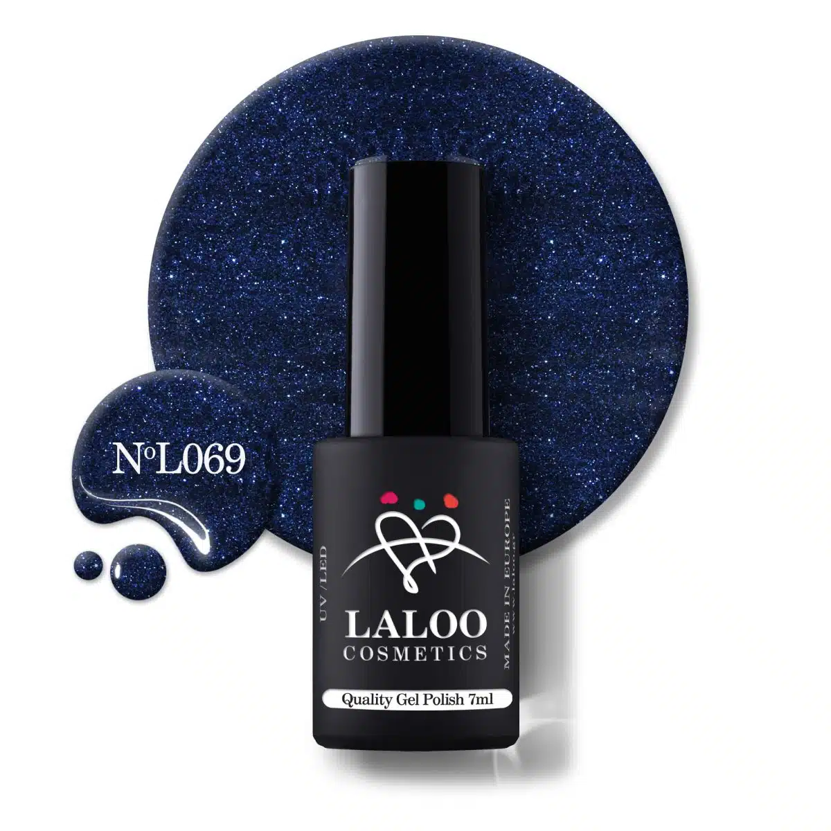 Gelpolish Shimmering Midnight Blue no.69 - 7ml Gelpolish Shimmering Midnight Blue no.69 - 7ml