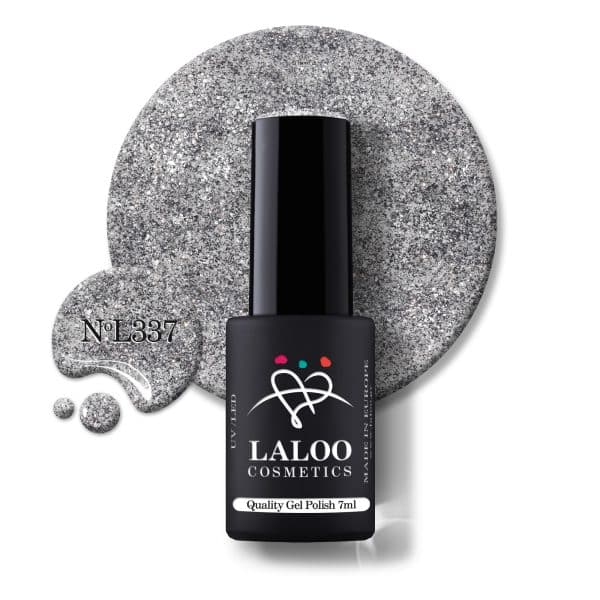 Gelpolish Silver Glitter no.337 - 7ml