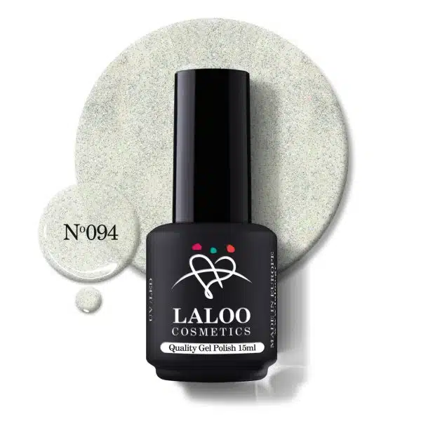 Laloo Gelpolish Silver Holo Glitter no.94 - 15ml