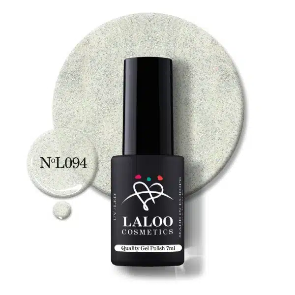 Laloo Gelpolish Silver Holo Glitter no.94 - 7ml