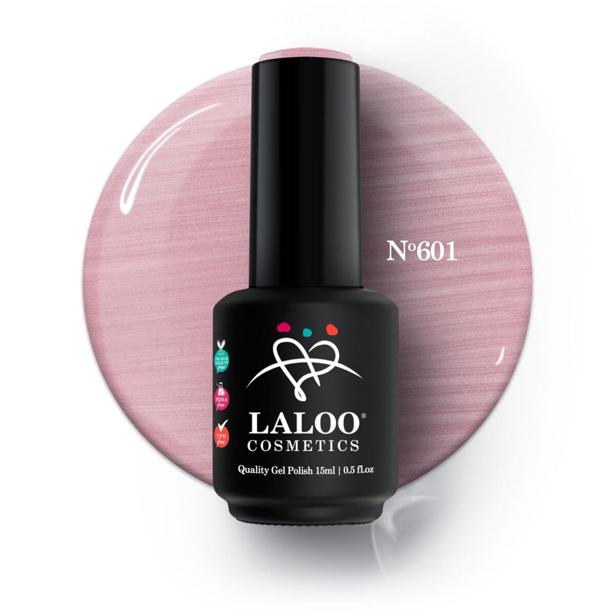Laloo Gelpolish Rosaline Pearl No.601 - 15ml Laloo Gelpolish Rosaline Pearl No.601 - 15ml