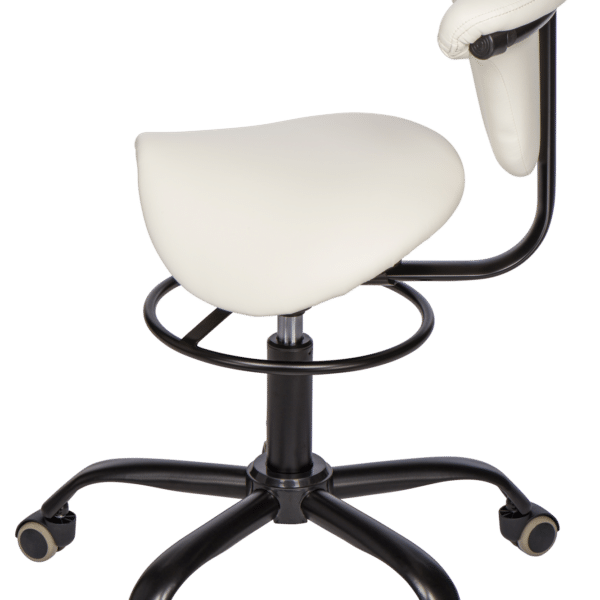 Virgin Nails Tabouret/Zadelkruk Wit