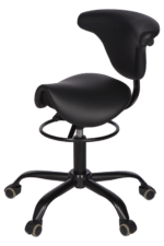 Virgin Nails Tabouret/Zadelkruk Zwart