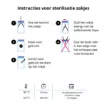 MicroSTOP sterilisatie zakjes - ECO 60 x 100mm