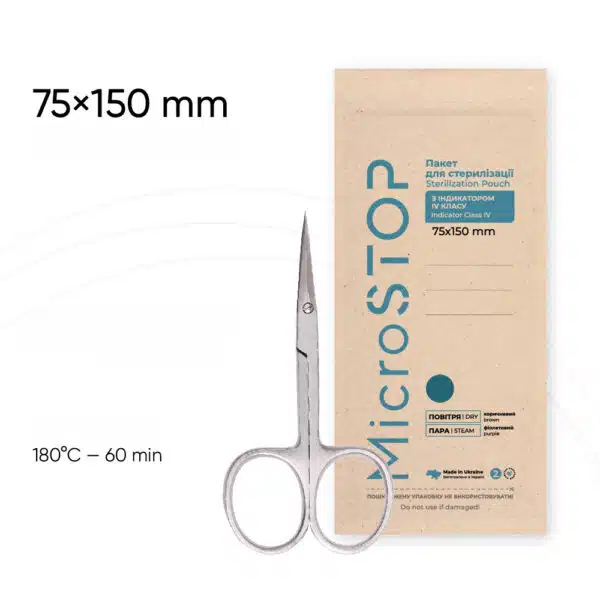 MicroSTOP sterilisatie zakjes - ECO 75 x 150mm