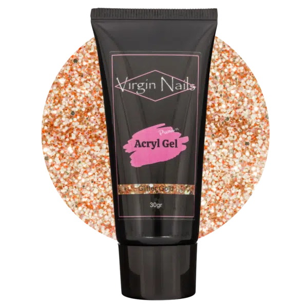 Virgin Nails Acryl Gel Premium "Glitter Gold" 30gr