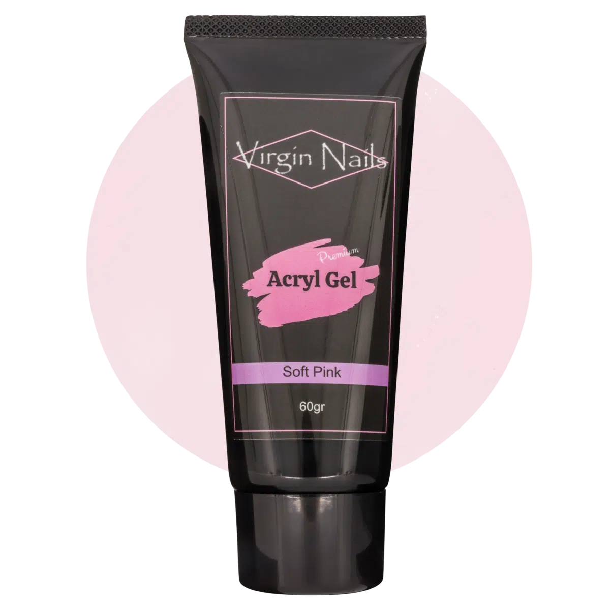 Virgin Nails Acryl Gel Premium "Soft Pink" 60gr