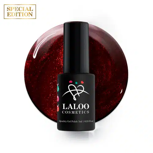 Laloo Gelpolish Red Ruby Diamond Cat Eye 02 - 7ml