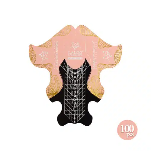 Laloo Professional Nail Forms Pink Gold 100st. Laloo Professional Nail Forms Pink Gold 100st.