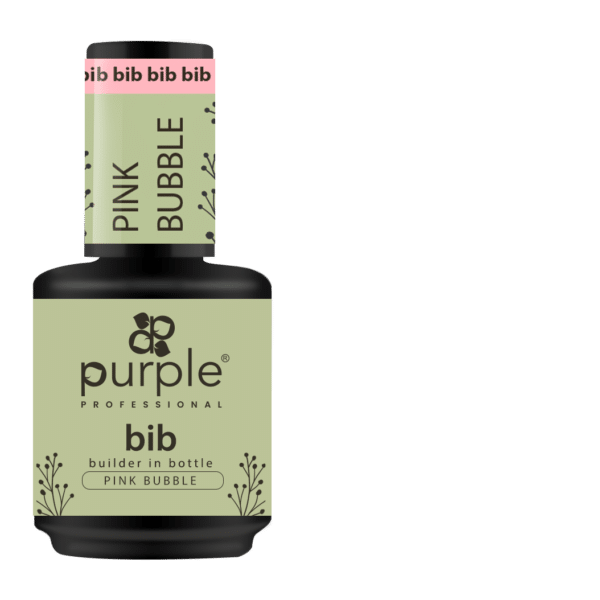Purple PProfessional BIB Builder In Bottle - Pink Bubble 15ml