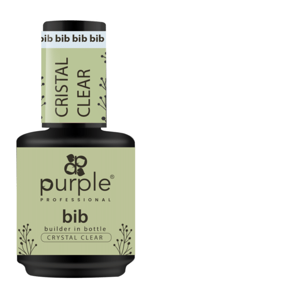 Purple Professional BIB Builder In Bottle - Crystal Clear 15ml