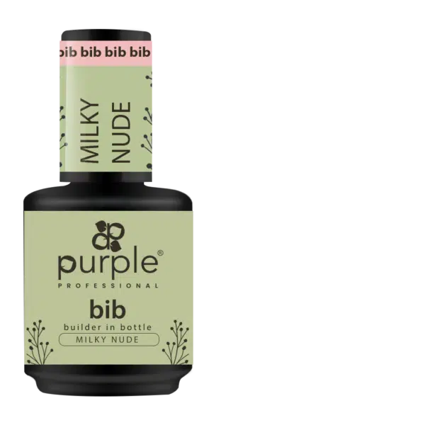 Purple Professional BIB Builder In Bottle - Milky Nude 15ml