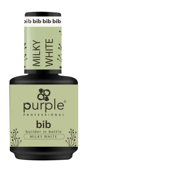 Purple Professional BIB Builder In Bottle - Milky White 15ml