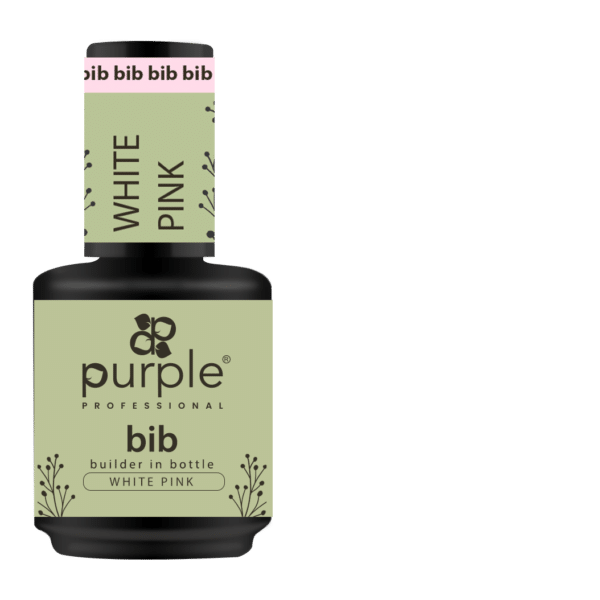 Purple Professional BIB Builder In Bottle - White Pink 15ml
