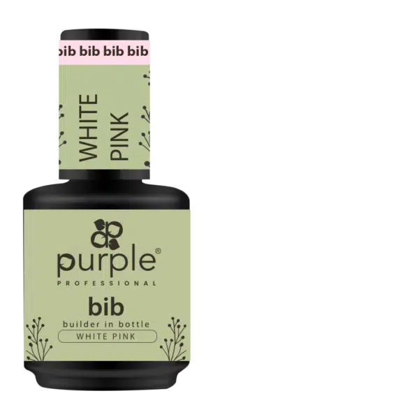 Purple Professional BIB Builder In Bottle - White Pink 15ml